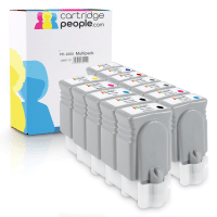 Compatible Canon PFI 1000 Black and Colour Ink Cartridge 12 Pack Compatible Canon PFI 1000 Black and Colour Ink Cartridge 12 Pack