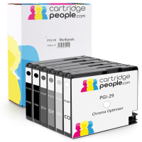 Compatible Canon PGI 29 4868B018 Black Colour Ink Cartridge 6 Pack Compatible Canon PGI 29 4868B018 Black Colour Ink Cartridge 6 Pack