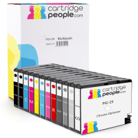 Compatible Canon PGI 29 MBK PBK DGY GY LGY C M Y PC PM R CO Black Colour Ink Cartridge 12 Pack Compatible Canon PGI 29 MBK PBK DGY GY LGY C M Y PC PM R CO Black Colour Ink Cartridge 12 Pack