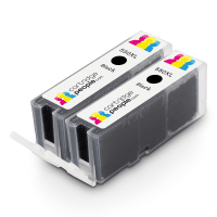 Compatible Canon PGI 550PGBKXL Black High Capacity Ink Cartridge Twin Pack