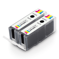 Compatible Canon PGI 570PGBKXL Black High Capacity Ink Cartridge Twin Pack