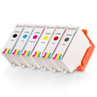 Compatible Epson 378XL 478XL Black Colour High Capacity Ink Cartridge 6 Pack