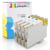Compatible Epson T0445 Black Colour Ink Cartridge 4 Pack