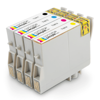 Compatible Epson T0615 Black Colour Ink Cartridge 4 Pack