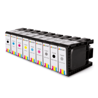 Compatible Epson T580 PBK C M Y LC LM LBK MBK LLBK Black Colour Ink Cartridge 9 Pack