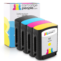 Compatible HP 10 82 Black and Colour Ink Cartridge Multipack