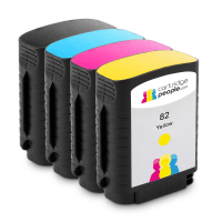 Compatible HP 10 82 Black and Colour Ink Cartridge Multipack