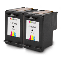Compatible HP 301XL High Capacity Black  TWIN PACK DEAL  Ink Cartridges