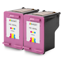Compatible HP 301XL High Capacity Colour  TWIN PACK DEAL  Ink Cartridges