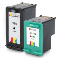 Compatible HP 339 C8767ee 344 C9363ee High Capacity Black Colour Ink Cartridge Pack