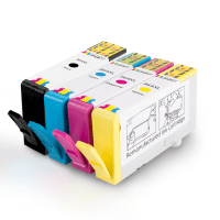 Compatible HP 364XL Black Colour Ink Cartridge 4 Ink Cartridge Pack