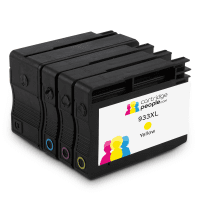 Compatible HP 932XL 933XL Black and Colour Ink Cartridge 4 Pack