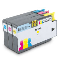 Compatible HP 953XL F6U16AE F6U17AE F6U18AE Colour High Capacity Ink Cartridge Multipack