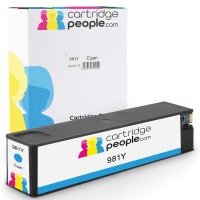 Compatible HP 981Y L0R13A Cyan Extra High Capacity Pagewide Ink Cartridge