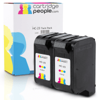 Compatible HP C1823de 23 Colour Ink Cartridge Twin Pack Deal