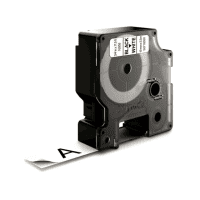 Dymo 16958 D1 Original Black on White Flexible Nylon Tape Cartridge 19mm x 3.5m