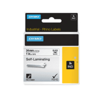 Dymo 1734821 S0773860 Original Black on White Self Laminating Tape 24mm x 5.5m Dymo 1734821 S0773860 Original Black on White Self Laminating Tape 24mm x 5.5m