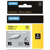 Dymo 18056 S0718310 Black on Yellow Embossing Tape 12mm x 1.5m Dymo 18056 S0718310 Black on Yellow Embossing Tape 12mm x 1.5m