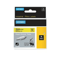 Dymo 18058 S0718340 Original Black on Yellow Embossing Tape 19mm x 1.5m Dymo 18058 S0718340 Original Black on Yellow Embossing Tape 19mm x 1.5m