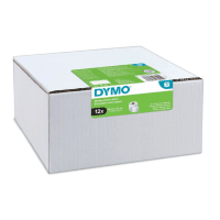 Dymo 2093093 Original White Labels 36mm x 89mm 12 Pack 12 x 240 Labels