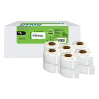Dymo 2177563 Original White Address Label Roll 54mm x 25mm 12 x 160 Labels