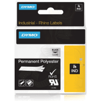 Dymo 622289 Original Black on Clear Permanent Polyester Tape 12mm x 5.5m Dymo 622289 Original Black on Clear Permanent Polyester Tape 12mm x 5.5m