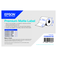 Epson C33S045722 Original White Premium Matte Labels 102mm x 51mm 2310 Labels Epson C33S045722 Original White Premium Matte Labels 102mm x 51mm 2310 Labels