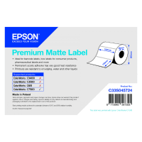 Epson C33S045724 Original White Premium Matte Labels 102mm x 152mm 800 Labels Epson C33S045724 Original White Premium Matte Labels 102mm x 152mm 800 Labels