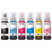 Epson 107 Black and Colour Ink Bottle Multipack Original Epson 107 Black and Colour Ink Bottle Multipack Original