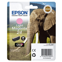 Epson 24 Light Magenta Ink Cartridge Original Epson 24 Light Magenta Ink Cartridge Original