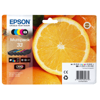 Epson 33 Black Colour Ink Cartridge 5 Pack Original Epson 33 Black Colour Ink Cartridge 5 Pack Original