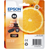 Epson 33XL Photo Black High Capacity Ink Cartridge Original