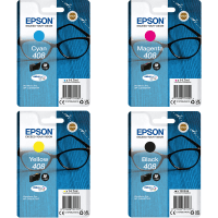 Epson 408 Black and Colour Ink Cartridge 4 Pack Original