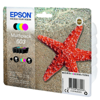 Epson 603 Black and Colour Ink Cartridge 4 Pack Original Epson 603 Black and Colour Ink Cartridge 4 Pack Original