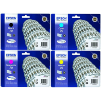 Epson 79 BK C M Y Black Colour Ink Cartridge 4 Pack Original