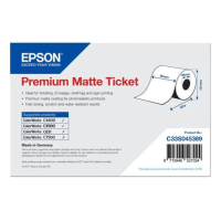 Epson C33S045389 Original Premium Matte Continuous Ticket Roll 80mm x 50m Epson C33S045389 Original Premium Matte Continuous Ticket Roll 80mm x 50m