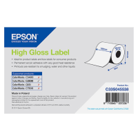 Epson C33S045538 Original High Gloss Continuous Label Roll 102mm x 33m Epson C33S045538 Original High Gloss Continuous Label Roll 102mm x 33m