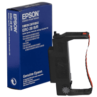 Epson ERC 38 C43S015376 Original Black Red Fabric Ribbon Epson ERC 38 C43S015376 Original Black Red Fabric Ribbon