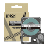 Epson LK 4TWJ C53S672068 Original White on Matte Clear Label Tape Cartridge 12mm x 8m Epson LK 4TWJ C53S672068 Original White on Matte Clear Label Tape Cartridge 12mm x 8m