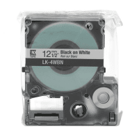 Epson LK 4WBN C53S654021 Original Black on White Labelling Tape 12mm x 9m