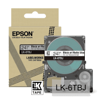 Epson LK 6TBJ C53S672067 Original Black on Matte Clear Label Tape 24mm x 8m Epson LK 6TBJ C53S672067 Original Black on Matte Clear Label Tape 24mm x 8m