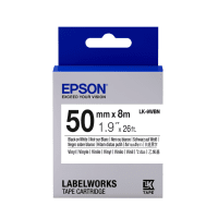 Epson LK 9WBN C53S659001 Original Black on White Label Tape 50mm x 8m Epson LK 9WBN C53S659001 Original Black on White Label Tape 50mm x 8m
