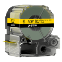 Epson LK 9YBVN C53S659004 Original Black on Yellow Label Tape 50mm x 7m Epson LK 9YBVN C53S659004 Original Black on Yellow Label Tape 50mm x 7m