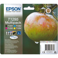 Epson T1295 Black Colour High Capacity Ink Cartridge 4 Pack Original Epson T1295 Black Colour High Capacity Ink Cartridge 4 Pack Original