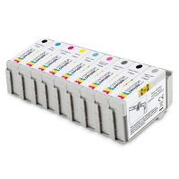Epson T760 PBK C M Y LC LM LBK MBK LLBK Compatible Black Colour Ink Cartridge 9 Pack