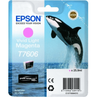Epson T7606 Vivid Light Magenta Ink Cartridge Original Epson T7606 Vivid Light Magenta Ink Cartridge Original