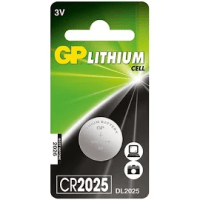 GP CR2025 Lithium Battery 1 Pack GP CR2025 Lithium Battery 1 Pack