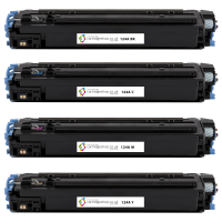 HP 124A Q6000A Q6001A Q6002A Q6003A Compatible Black Colour Toner Cartridge Set