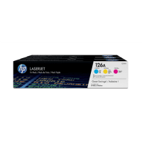 HP 126A CF341A Original Cyan Magenta Yellow 3 Toner Cartridge Pack HP 126A CF341A Original Cyan Magenta Yellow 3 Toner Cartridge Pack