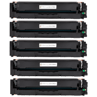 HP 201X CF400x2 1 2 3X Compatible High Yield Black Colour Toner Cartridge 5 pack